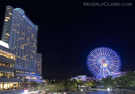 The Pan Pacific Yokohama Bay Hotel and the Cosmo Clock 21 Ferris wheel